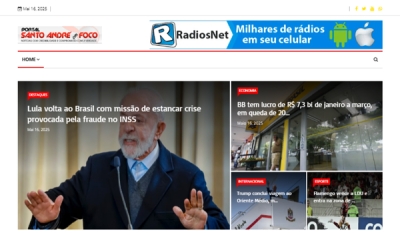 Relação de matérias publicadas no Portal Santo André em Foco hoje, 16 de Maio de 2025