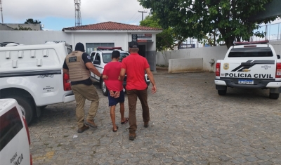 Polícia Civil e Militar prende acusado de roubar família de idosos em Santo André/PB