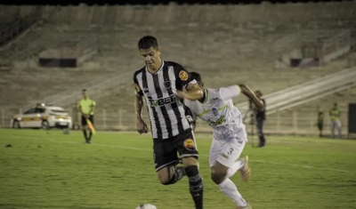 Botafogo-PB sofre gol no fim e volta a empatar, agora contra o Serra Branca