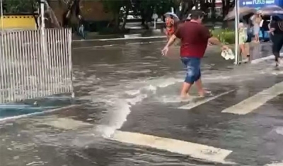 João Pessoa registra 45,32 mm de volume de chuva em 12 horas