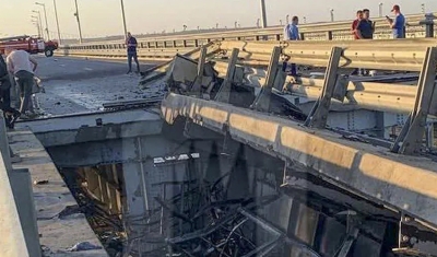 Ataque em ponte na Crimeia mata duas pessoas