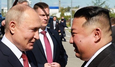 Kim Jong-un diz a Putin que a Rússia vencerá a Ucrânia para &#039;castigar a reunião do mal&#039;