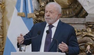 &#039;Sou contra muita ingerência no processo da Venezuela&#039;, diz Lula na Argentina