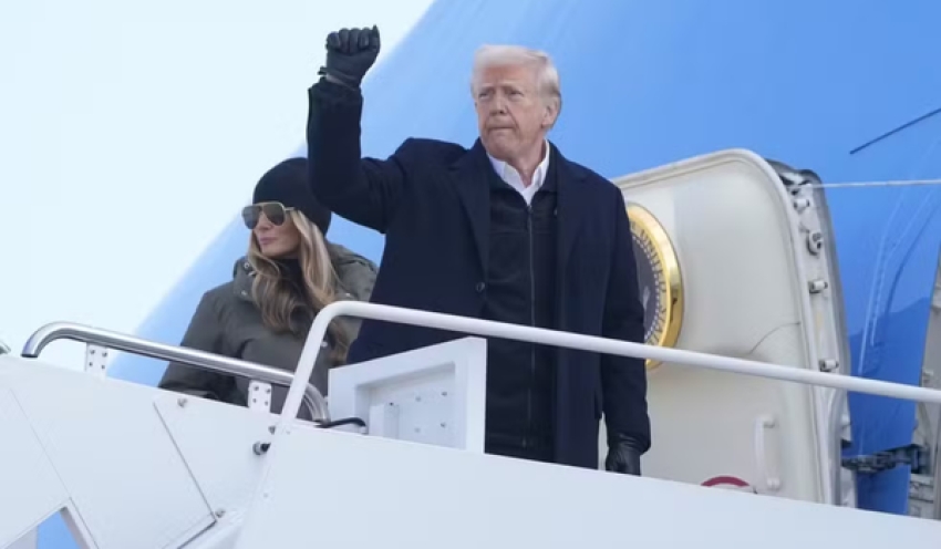 Trump visita zonas de desastres na Califórnia e na Carolina do Norte em sua 1ª viagem do 2º mandato