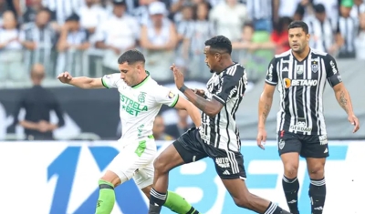 Atlético-MG abre 2 a 0, tem Felipão expulso e vê América buscar empate em clássico pelo Brasileirão