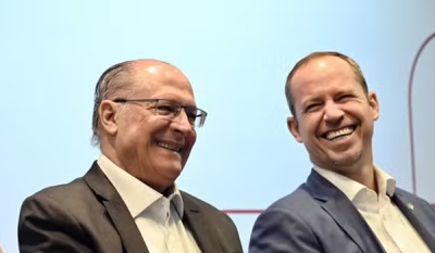 &#039;Se alguém está fugindo do doutor Andrei, da PF, não tem saúde e bem-estar&#039;, diz Alckmin