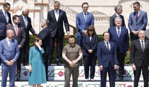 Líderes europeus se encontram com Zelensky na Moldávia