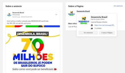 Governo manda Google e Facebook retirarem do ar anúncios falsos do &#039;Desenrola&#039;