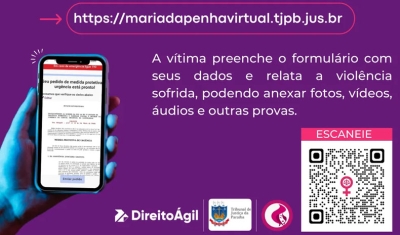 Aplicativo permite que mulheres vítimas de violência solicitem medida protetiva sem precisar sair de casa