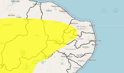 Inmet emite alerta amarelo para baixa umidade em 75 municípios da Paraíba