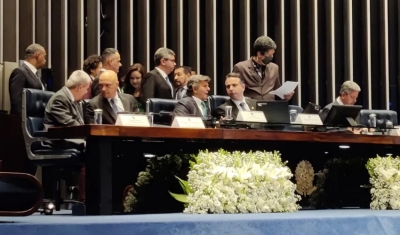 Congresso homenageia ministro Luiz Fux por período na presidência do Supremo Tribunal Federal