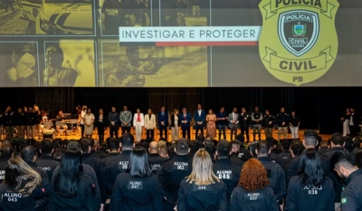 Mais 400 candidatos são convocados para nova turma do curso da formação do concurso da Polícia Civil da PB