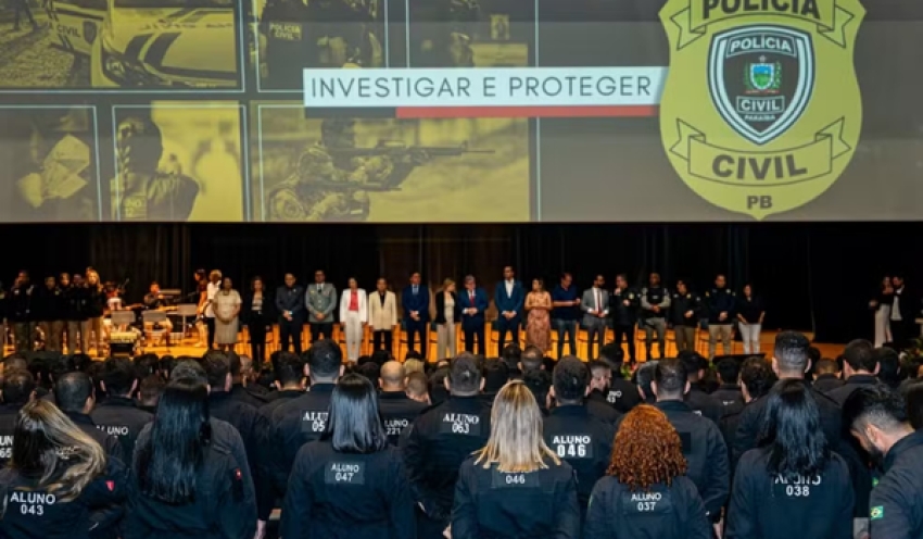Mais 400 candidatos são convocados para nova turma do curso da formação do concurso da Polícia Civil da PB