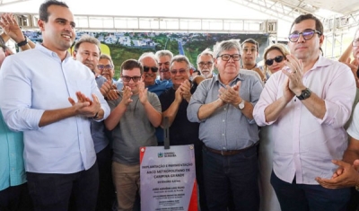 João Azevêdo inaugura Arco Metropolitano de Campina Grande e destaca importância da obra para a economia e mobilidade urbana