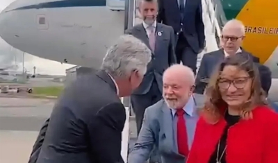 Lula chega à Inglaterra para participar de cerimônia de coroação do rei Charles III