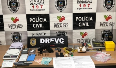 Homem é preso suspeito de liderar tráfico de drogas em Lucena, na PB