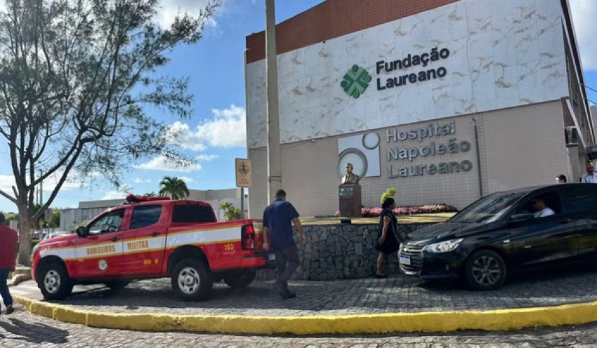 Incêndio atinge sala do Hospital Napoleão Laureano em João Pessoa