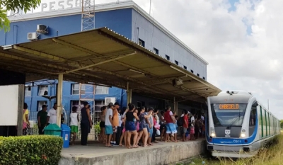 Viagens de trens serão suspensas por 14 dias entre João Pessoa e Bayeux