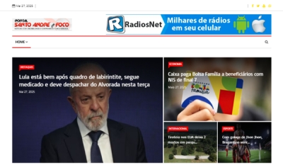 Relação de matérias publicadas no Portal Santo André em Foco hoje, 27 de Maio de 2025