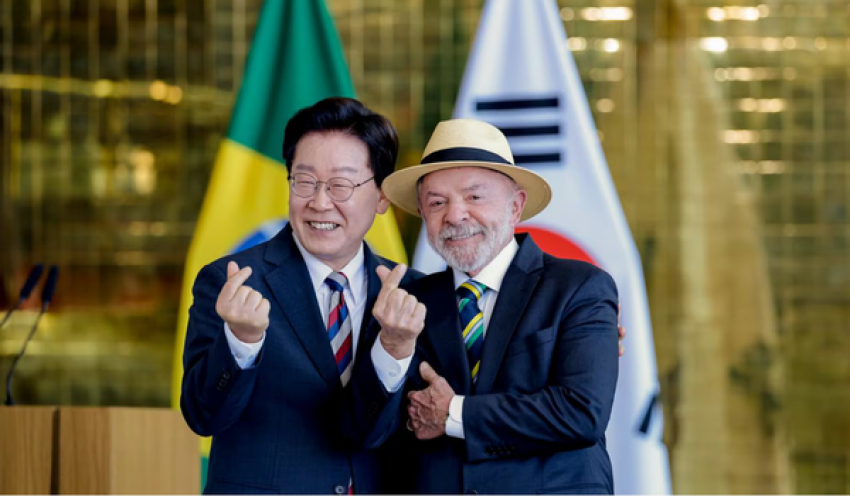 Lula anuncia grupo de trabalho para destravar acordo Mercosul-Coreia do Sul