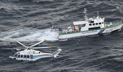 Cinco corpos são encontrados no mar após queda de avião militar dos EUA no Japão