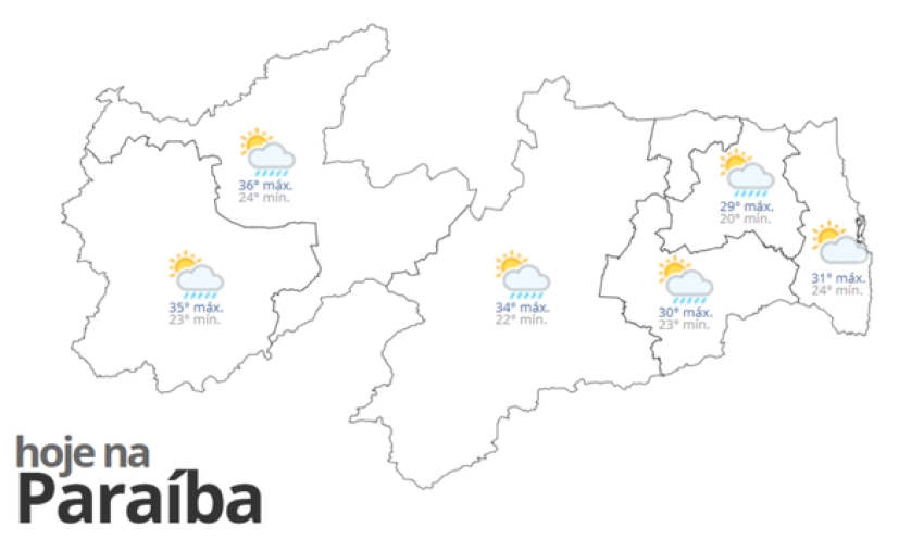 Previsão do tempo hoje, 22 de Janeiro de 2025