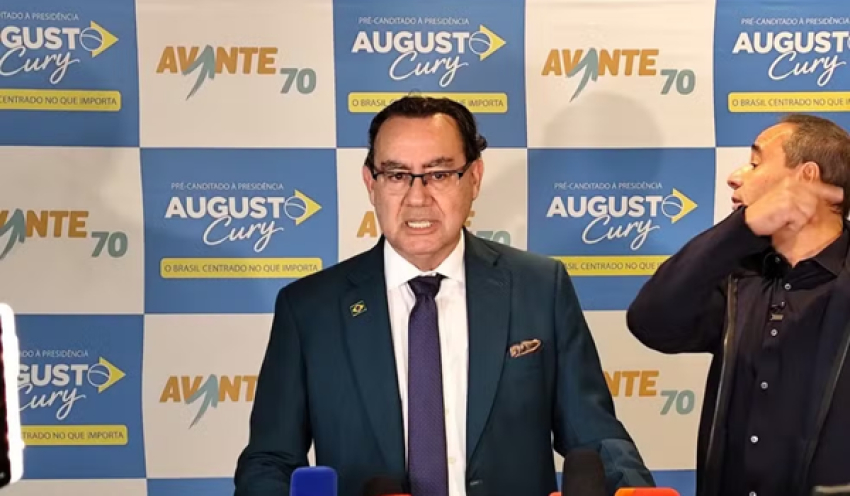 Augusto Cury é oficializado como candidato do Avante à Presidência da República