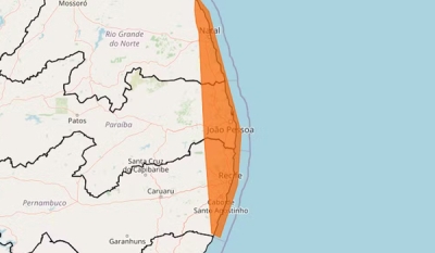 Inmet emite dois alertas de acumulado de chuvas para João Pessoa e outras 90 cidades da Paraíba