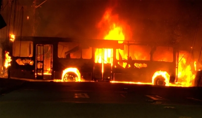 Suspeito de participar em ataque com incêndio a ônibus na PB volta a ser preso após morte de motorista