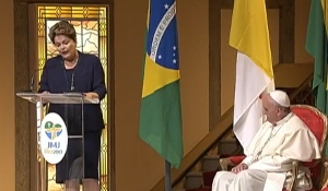 Papa Francisco recebe ex-presidente Dilma Rousseff no Vaticano