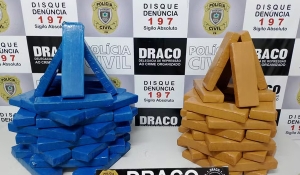 Dois homens são presos com mais de 50 quilos de maconha em Campina Grande