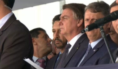 Bolsonaro, Ricardo Nunes e Valdemar Costa Neto almoçam com empresários em São Paulo