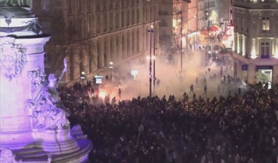 Macron compara violência de protestos em Paris com 8 de janeiro no Brasil