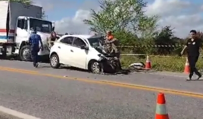 Motorista morre em acidente com caminhão na BR-230, na PB