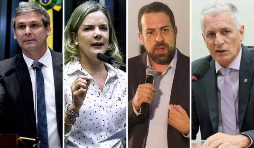 TSE manda Gleisi e Boulos apagarem posts que associam Flávio Bolsonaro ao crime organizado