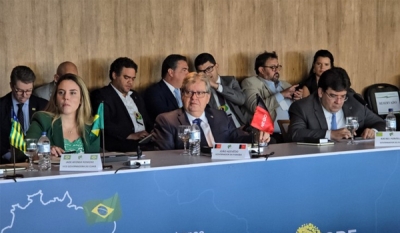 João Azevêdo participa de reunião do Fórum de Governadores com ministro Ricardo Lewandowski e discute PEC da Segurança Pública