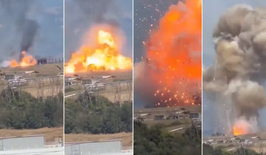 Fábrica de munições explode após acidente próximo a Roma, na Itália