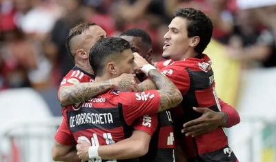 Flamengo vence Cuiabá na despedida de Filipe Luís e Rodrigo Caio no Maracanã