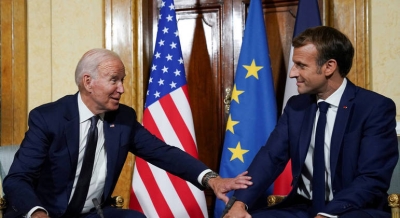 Macron viaja aos Estados Unidos para discutir com Biden situação da guerra na Ucrânia