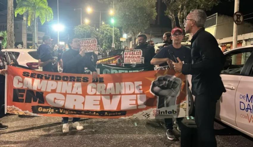 Sintab diz que greve em Campina Grande só acaba se PMCG “entregar o que deve”