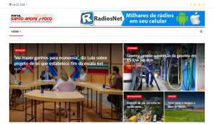 Rela&ccedil;&atilde;o de mat&eacute;rias publicadas no Portal Santo Andr&eacute; em Foco hoje, 23 de Maio de 2026