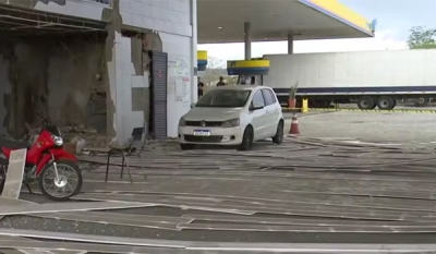 Criminosos explodem posto de combustíveis e roubam cofre em Campina Grande, na Paraíba