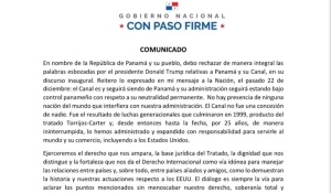 Presidente do Panamá rejeita discurso de Trump e diz que &#039;nenhuma nação vai interferir&#039; na administração do Canal