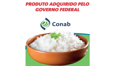 Governo divulga rótulo do arroz que será importado; pacote de 5 kg será vendido por R$ 20