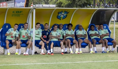 Seleção brasileira faz último treino na Granja antes do Pré-Olímpico