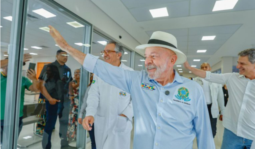 'Povo merece respeito e decência', diz Lula em visita ao primeiro hospital oncológico interestadual do país