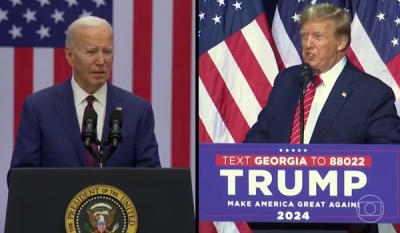 Biden e Trump concordam em fazer 1º debate em junho