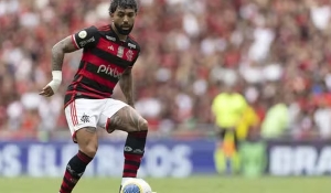 Gabigol marca em despedida, e Flamengo e Vitória empatam no Maracanã