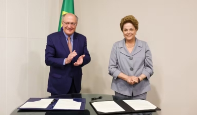 Alckmin e Dilma formalizam repasse de R$ 5,75 bilhões para reconstrução do RS