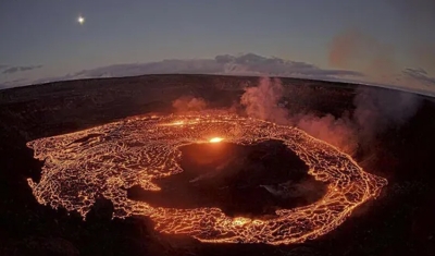 Vulcão Kilauea, no Havaí, entra em erupção novamente